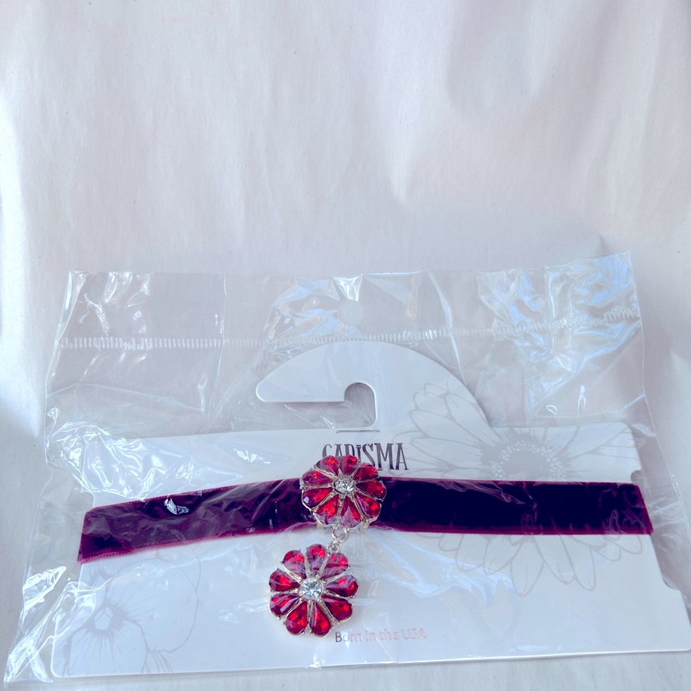 Red Mia Collection Neck Choker Womens Necklace